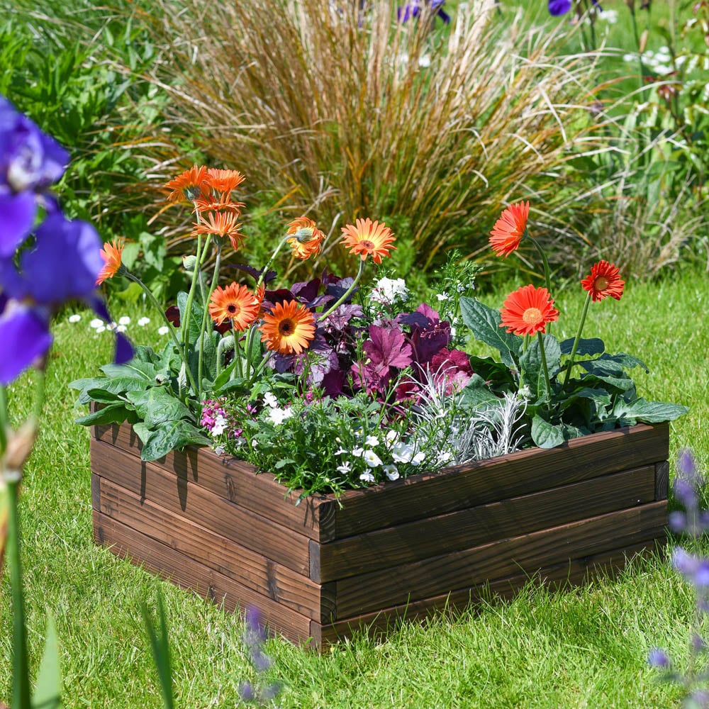 Garden Gear Wooden Raised Garden Bed 60 x 60cm Image 4