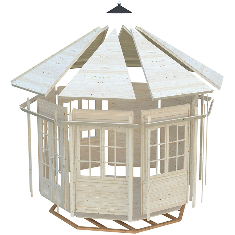 Palmako Veronica 9.5 x 9.5ft Apex Summerhouse Image 3