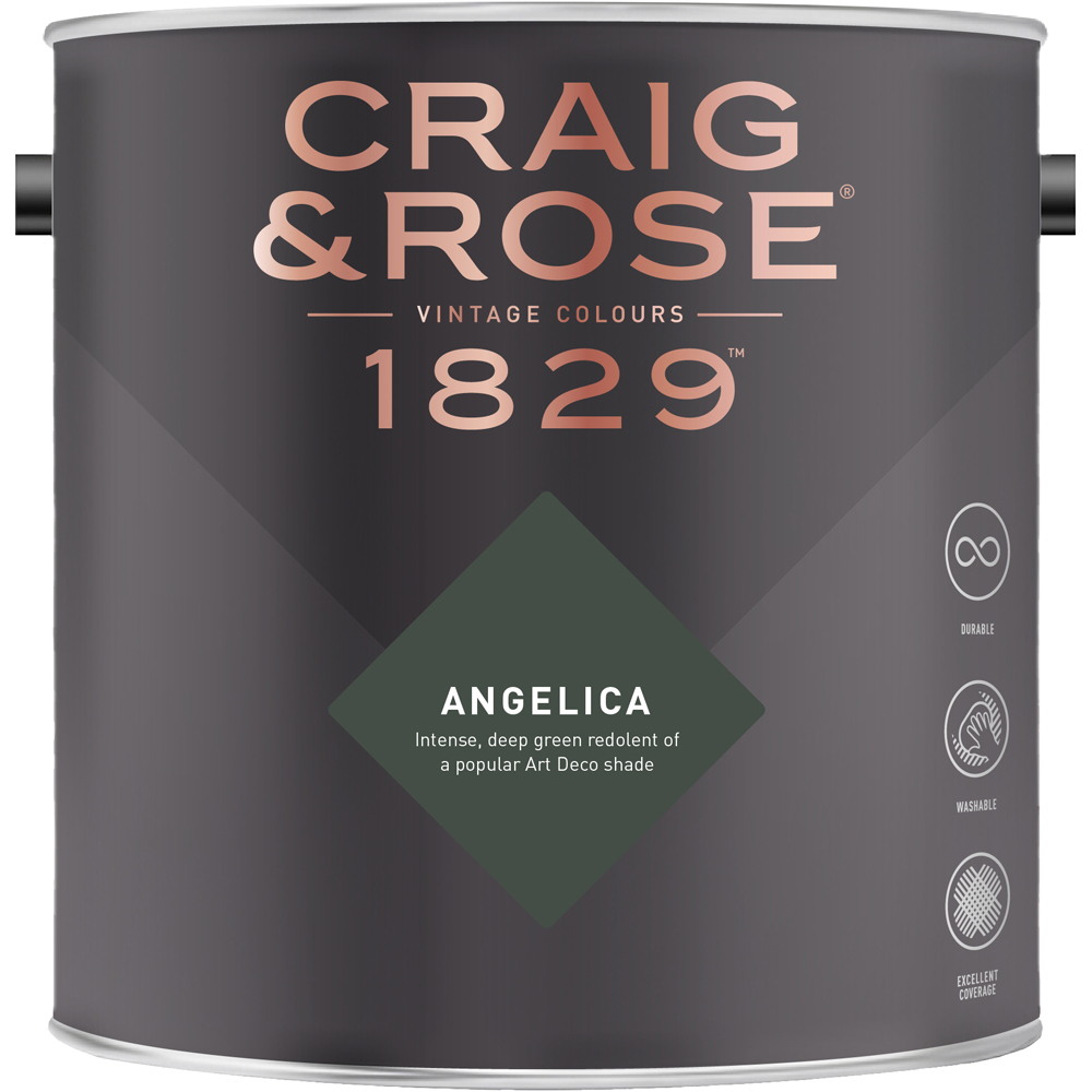 Craig & Rose Kitchen and Bathroom Angelica Eggshell Paint 750ml Image 2