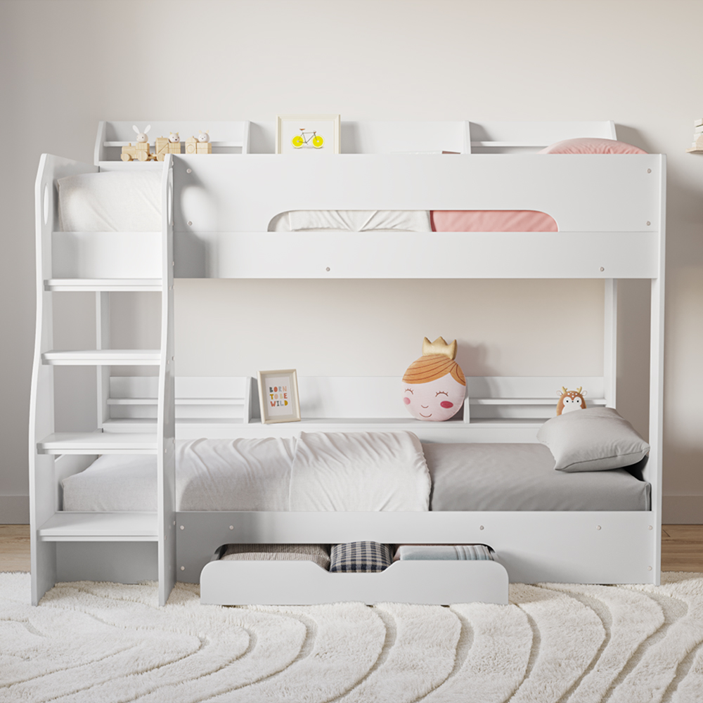 Flair Flick White Bunk Bed Image 4