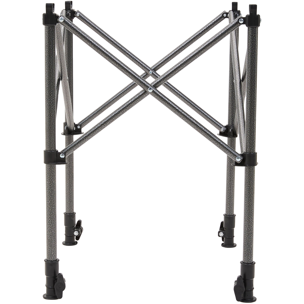 Living and Home Brown Square Portable Folding Camping Table Image 6