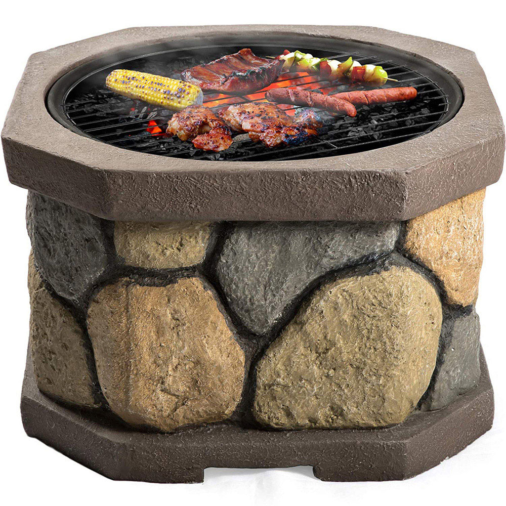 Centurion Supports Fireology Bogota Stone Effect Fire Pit Image 3
