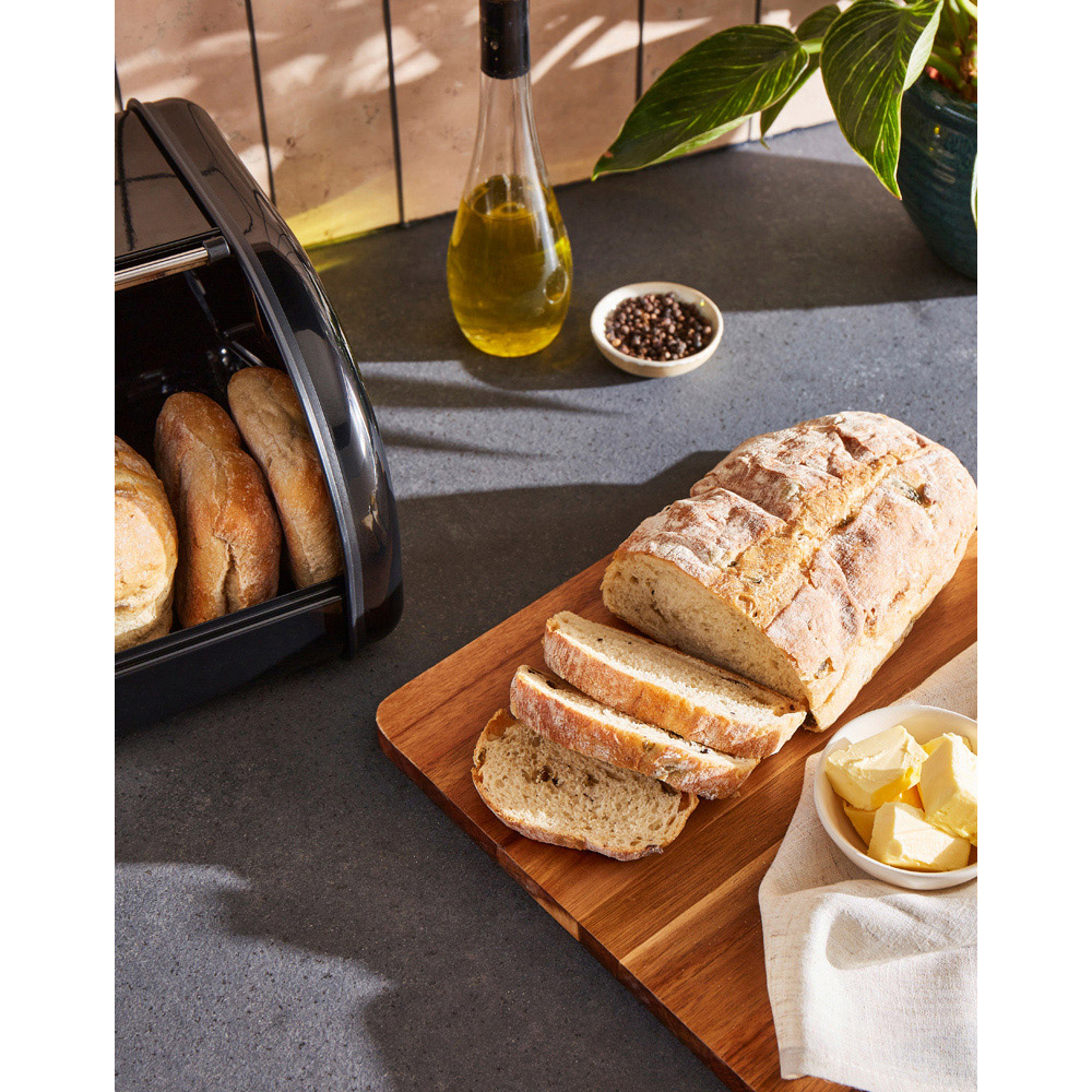 Morphy Richards Equip 12L Black Roll Front Bread Bin Image 7