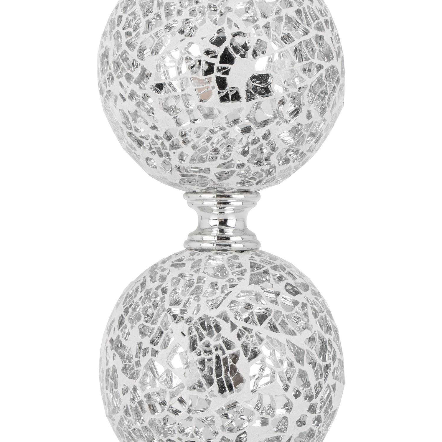 Ella White Mosaic Table Lamp Image 2