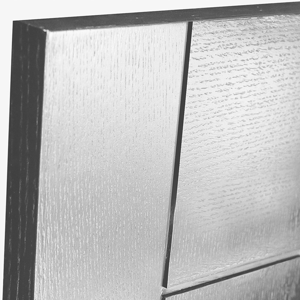 Parma Ash Grey Fully Finished 1 Light Clear Glazed Internal Door 1981 x 686 x 35mm Image 3