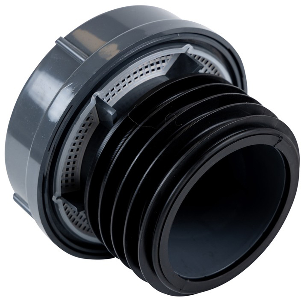 FloPlast Air Admittance External Valve Anthracite Grey 110mm Image 3