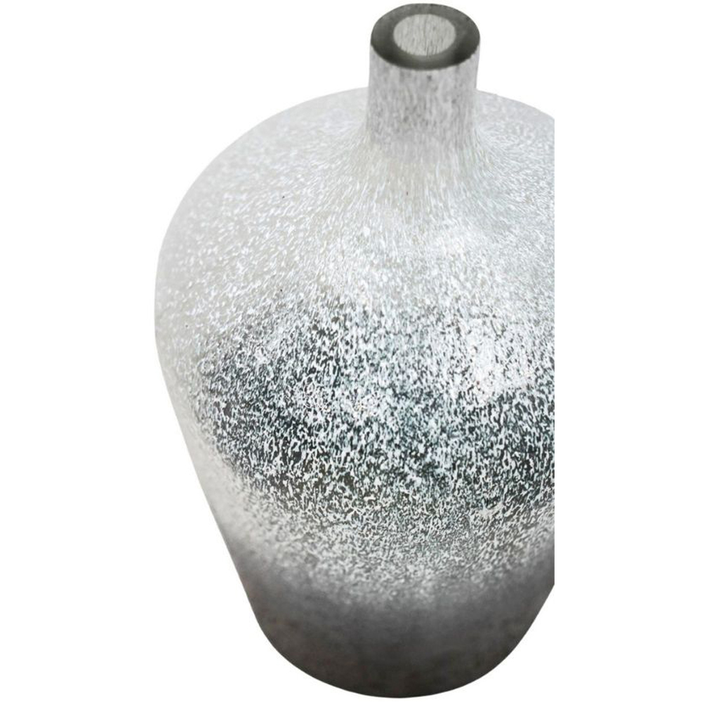 Ivyline Verre Atlantic Blue Frosted Stem Vase 30cm Image 2