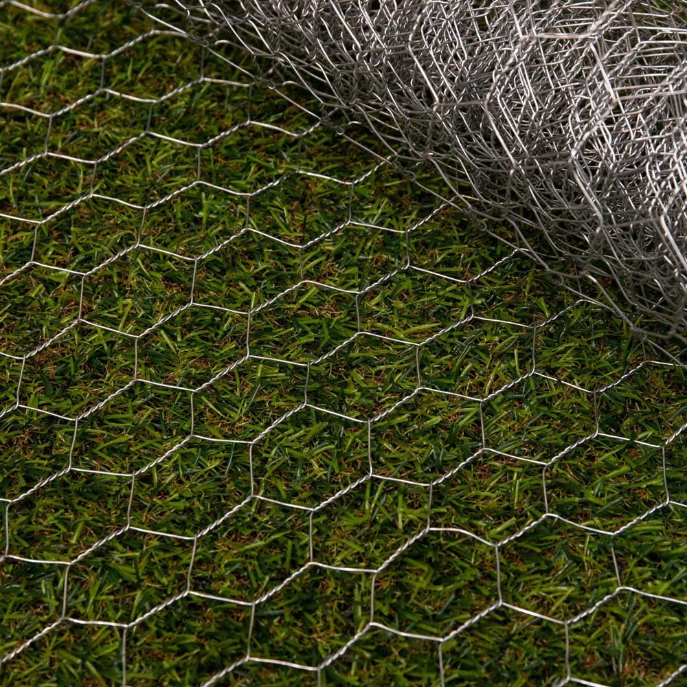 Samuel Alexander 5m Galvanised Chicken Wire Netting Image 3