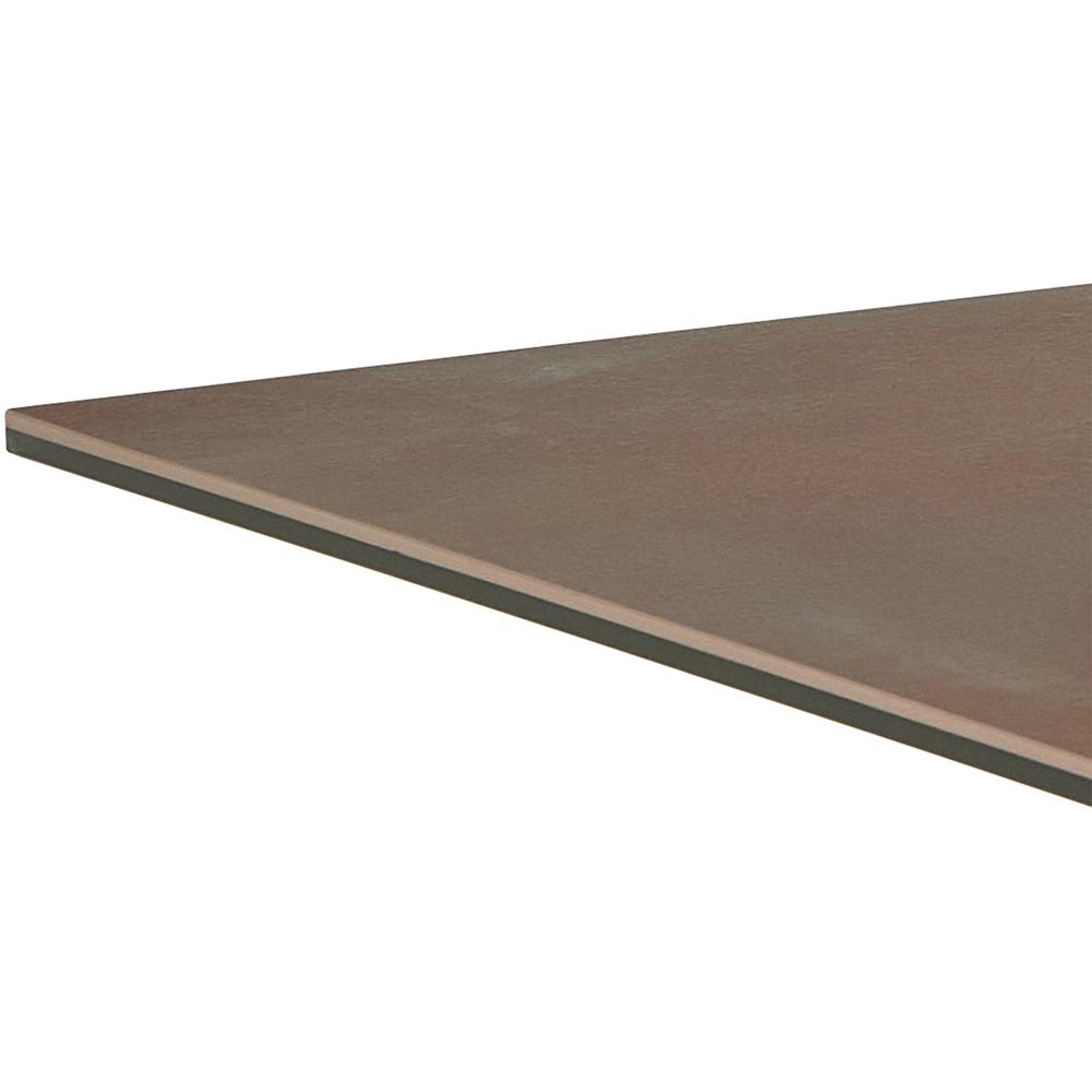 Furniture To Go Heaven 4 Seater Ceramic Rusty Brown Top Dining Table Image 5