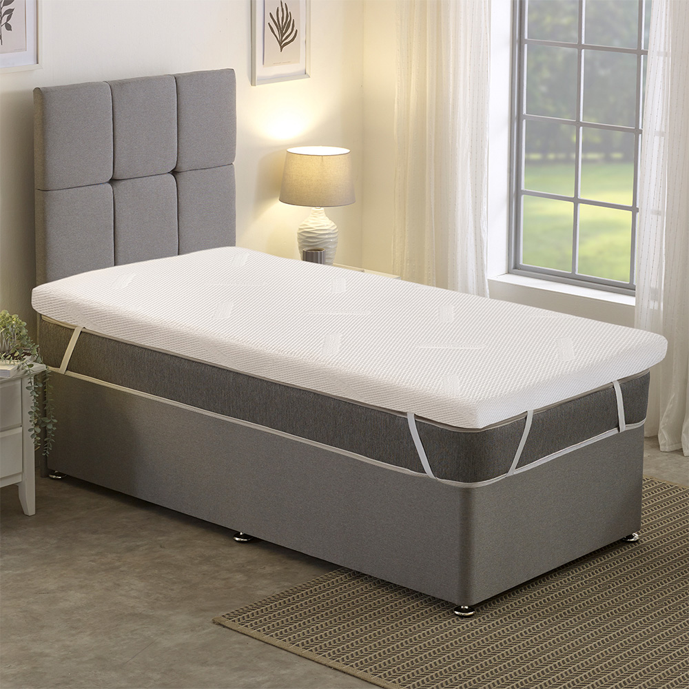 Starlight Beds European Single Memory Foam Warmer Mattress Topper 1 inch Image 4