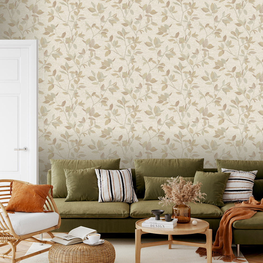 Rasch Silver Birch Rust Wallpaper Image 3