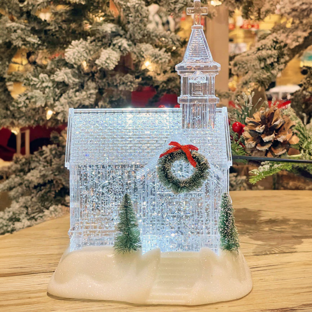 Marco Paul LED Glitter Water Clear Church Image 4