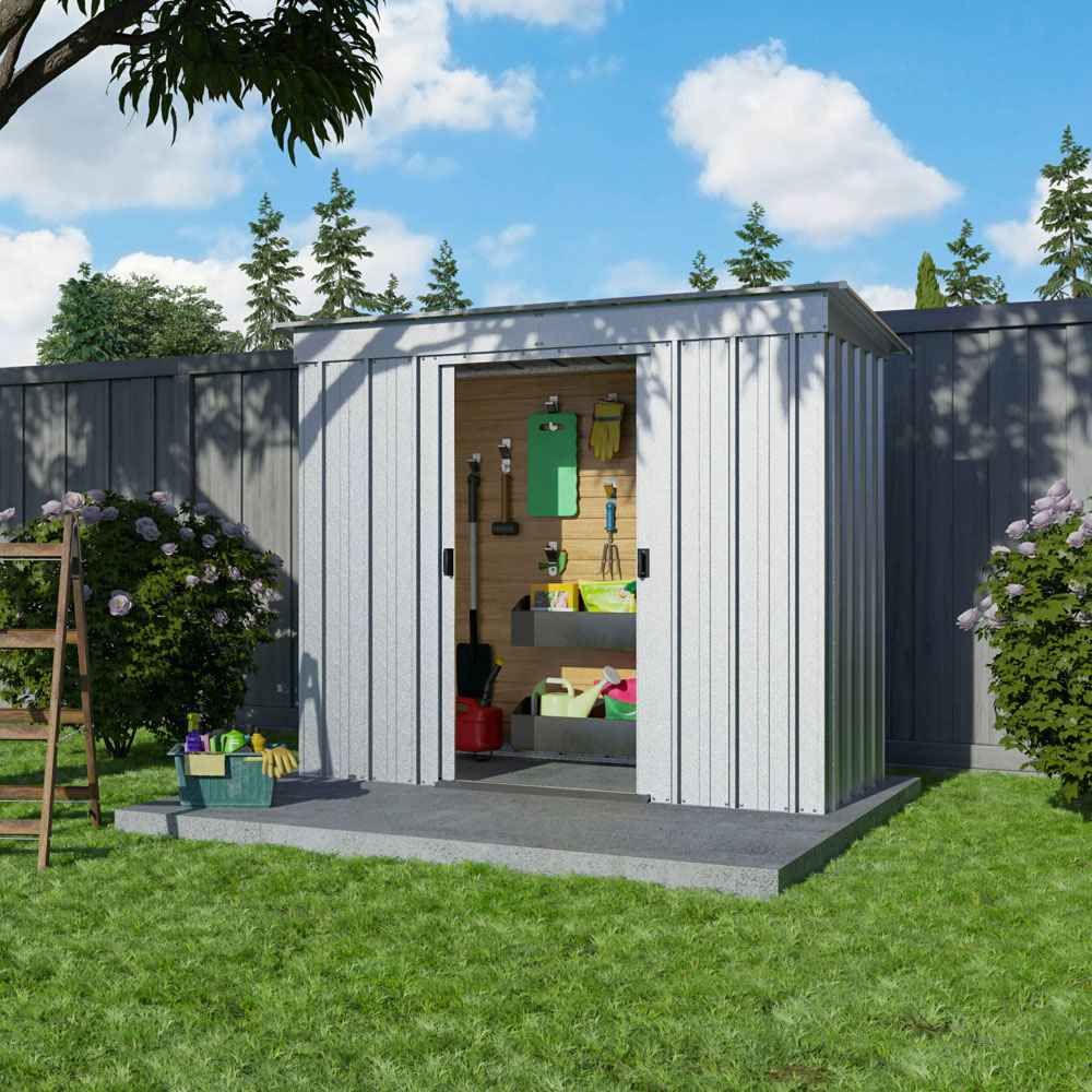 Yardmaster 6 x 4ft Store All Pent Metal Storage Shed Image 3