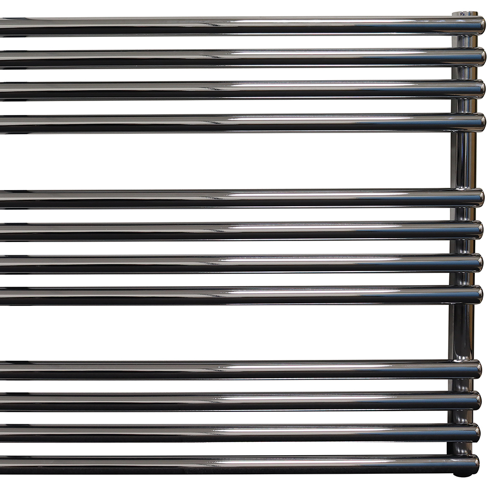Towelrads Oxfordshire 1463 BTU Horizontal Chrome Designer Towel Radiator 600 x 1000mm 672W Image 3