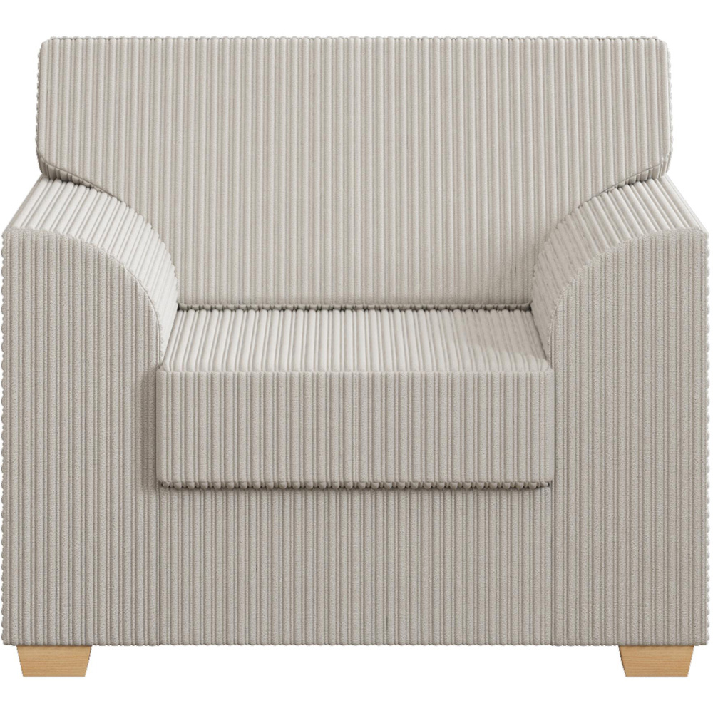 Modo Stone Jumbo Cord Fixed Back Armchair Image 3