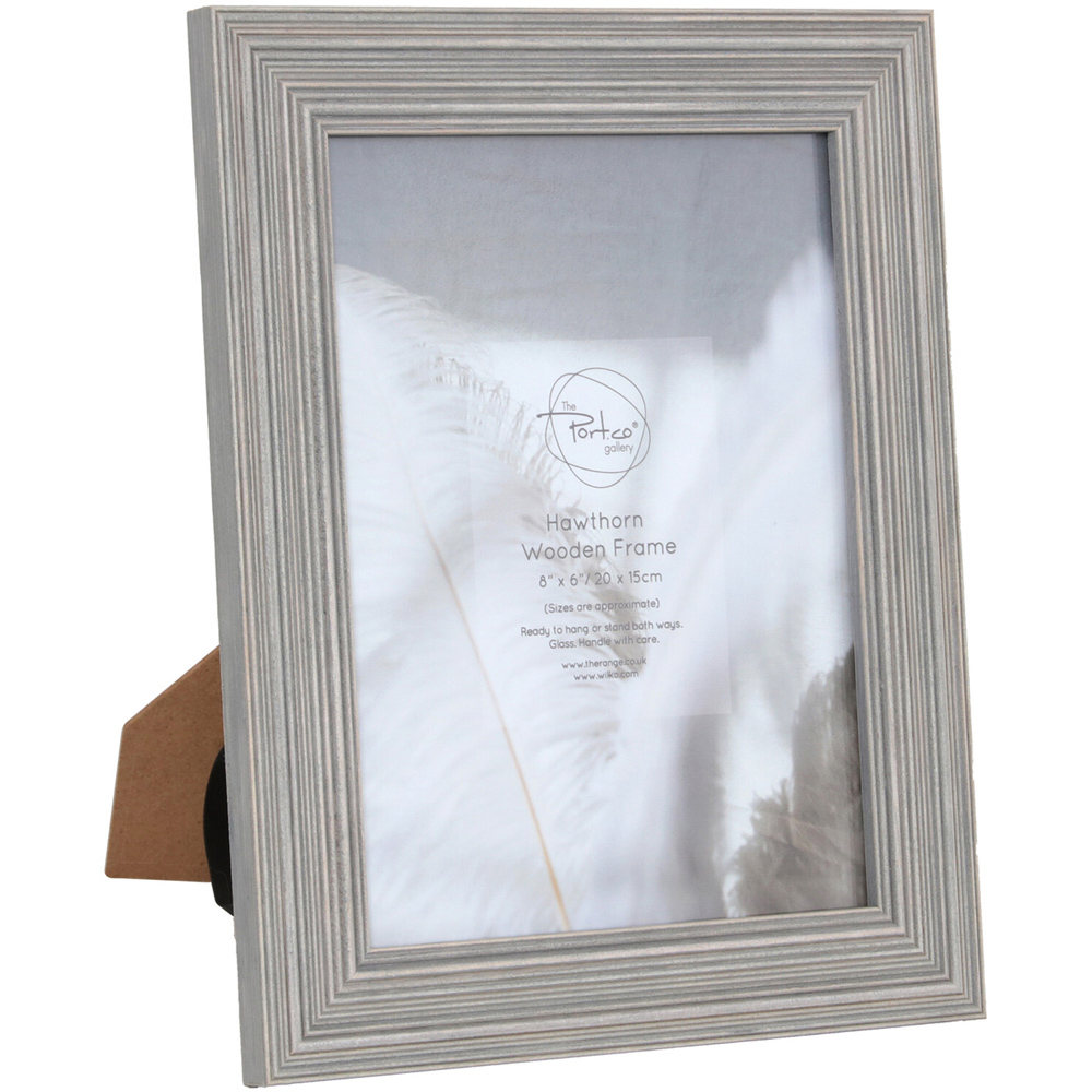 Hawthorn Wooden Photo Frame - Grey / 8 x 6in Image 3