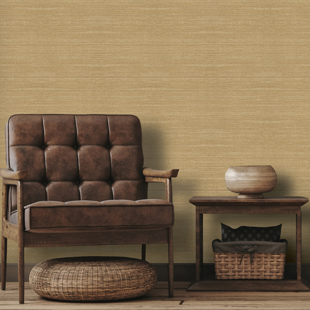 Arthouse Raffia Texture Rust Wallpaper Image 2