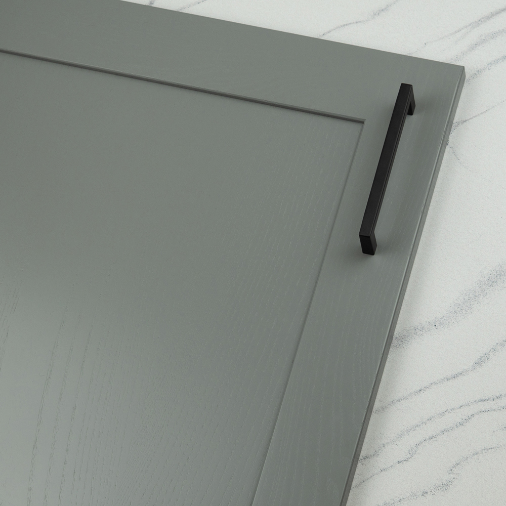 Handle & Home Matt Black Square Handle 128mm Image 6