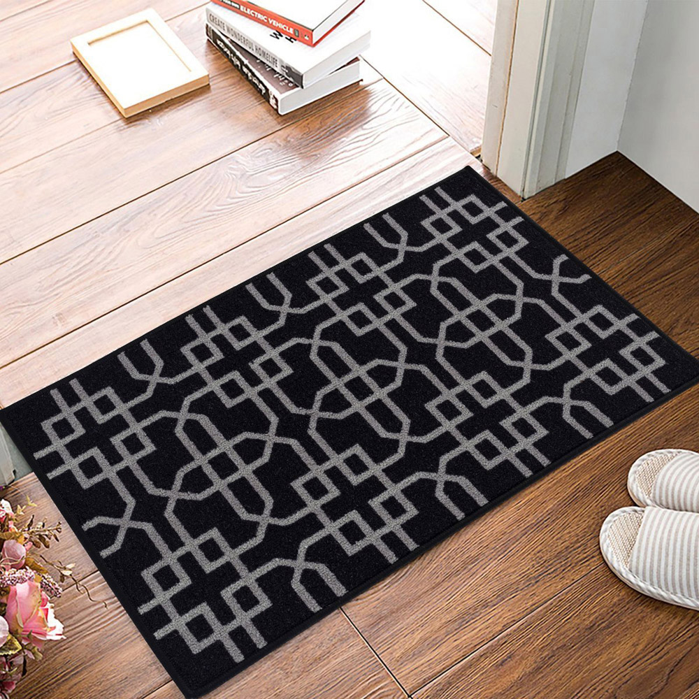 Smart Living Siam Black and Grey Gel Back Non-Slip Mat 80 x 150cm Image 4