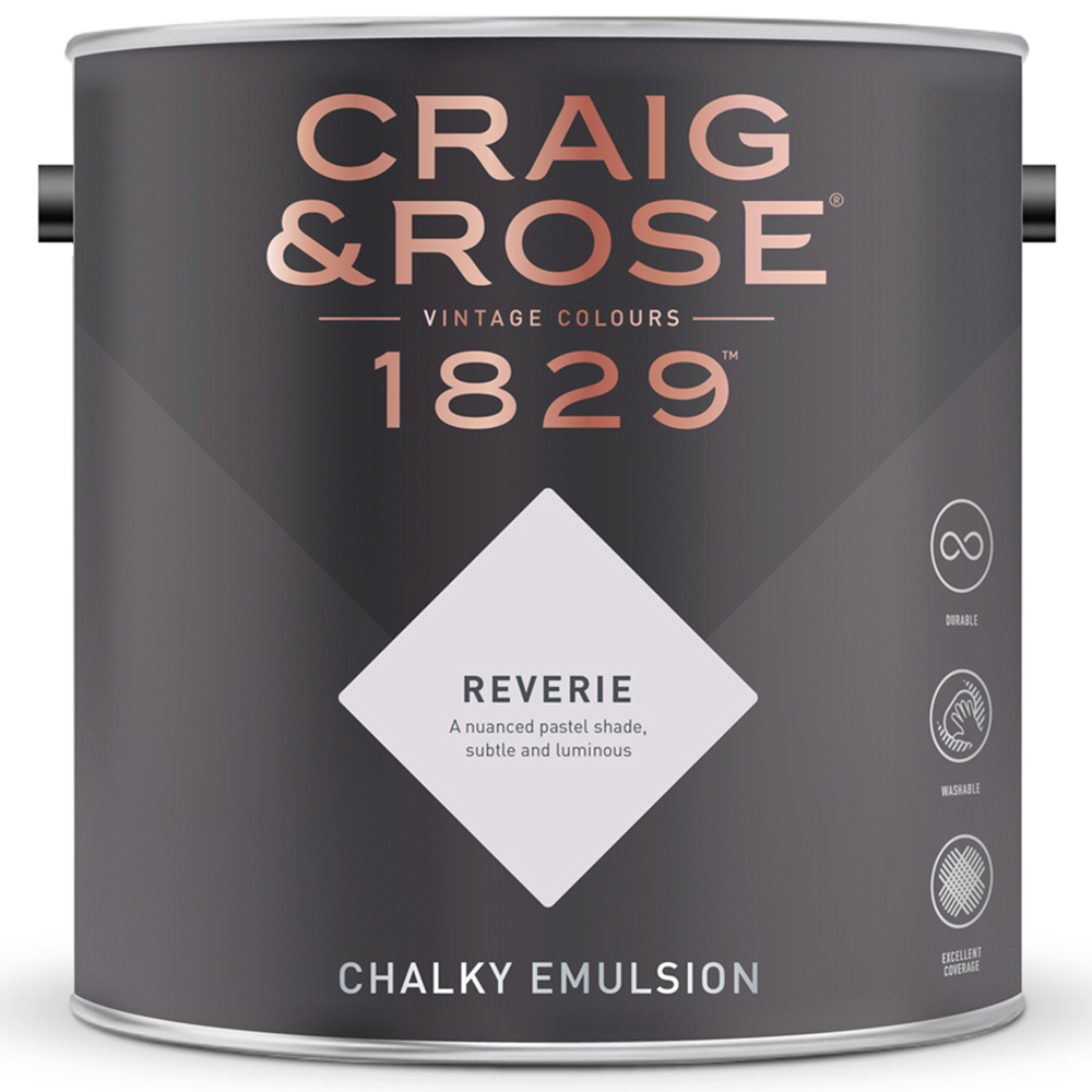 Craig & Rose Walls and Ceilings Reverie Chalky Emulsion Paint 5L Image 2