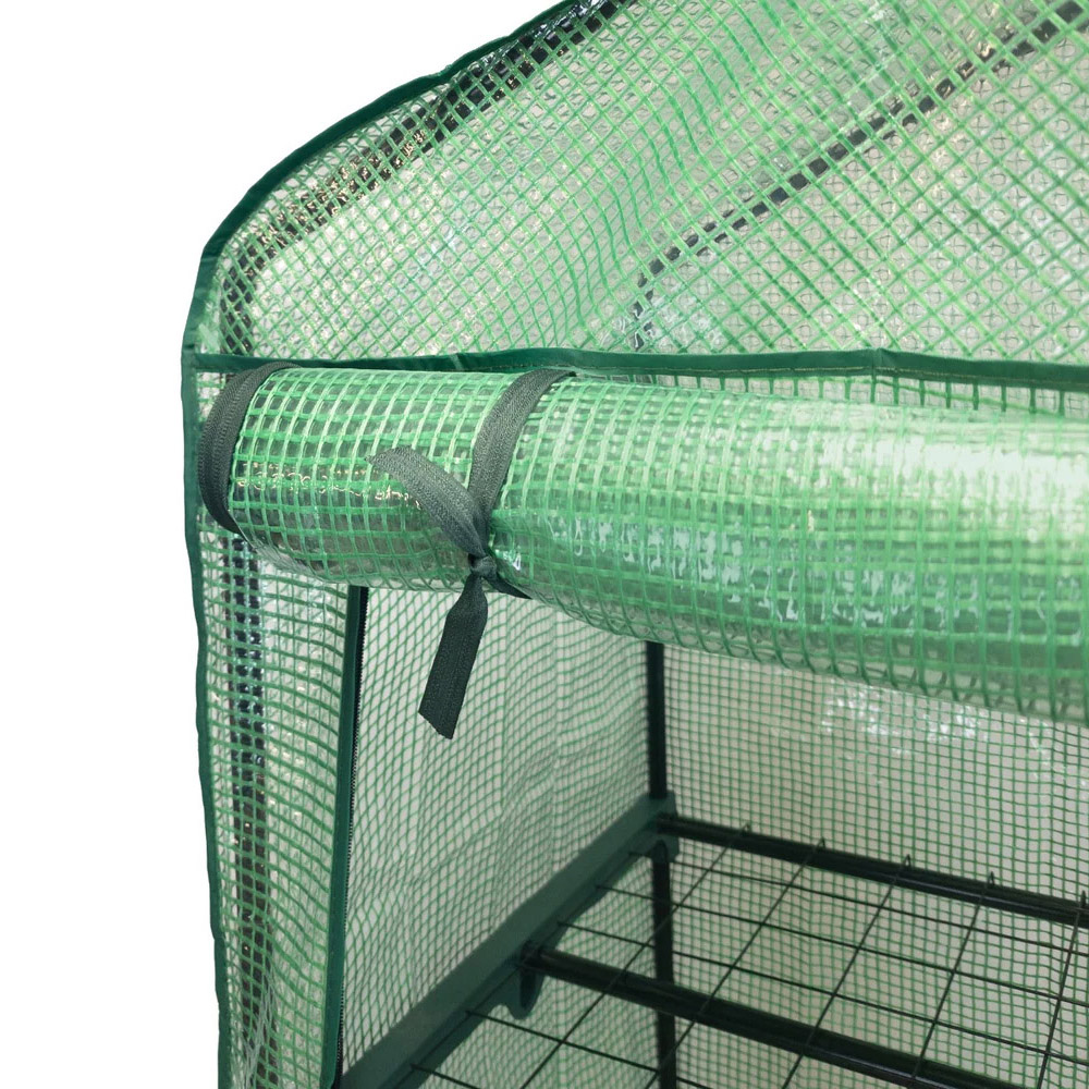 MonsterShop 4 Tier Greenhouse with PE Cover Image 2