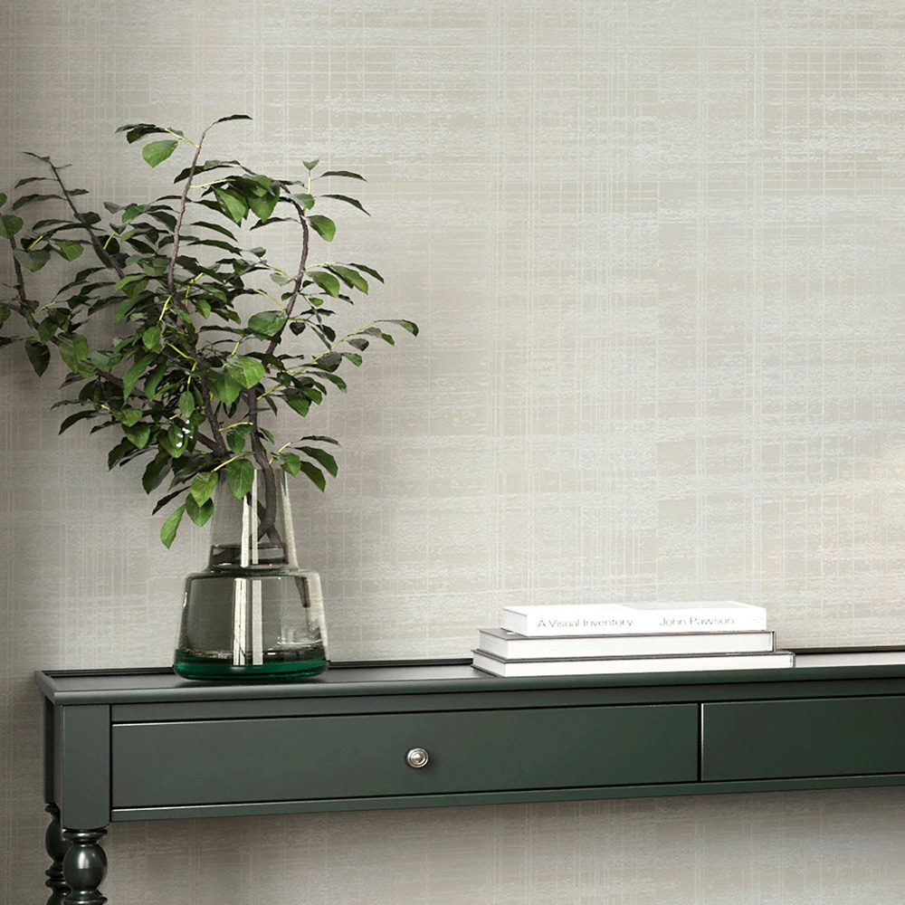 Boutique Lamont Weave Pearl Wallpaper Image 3