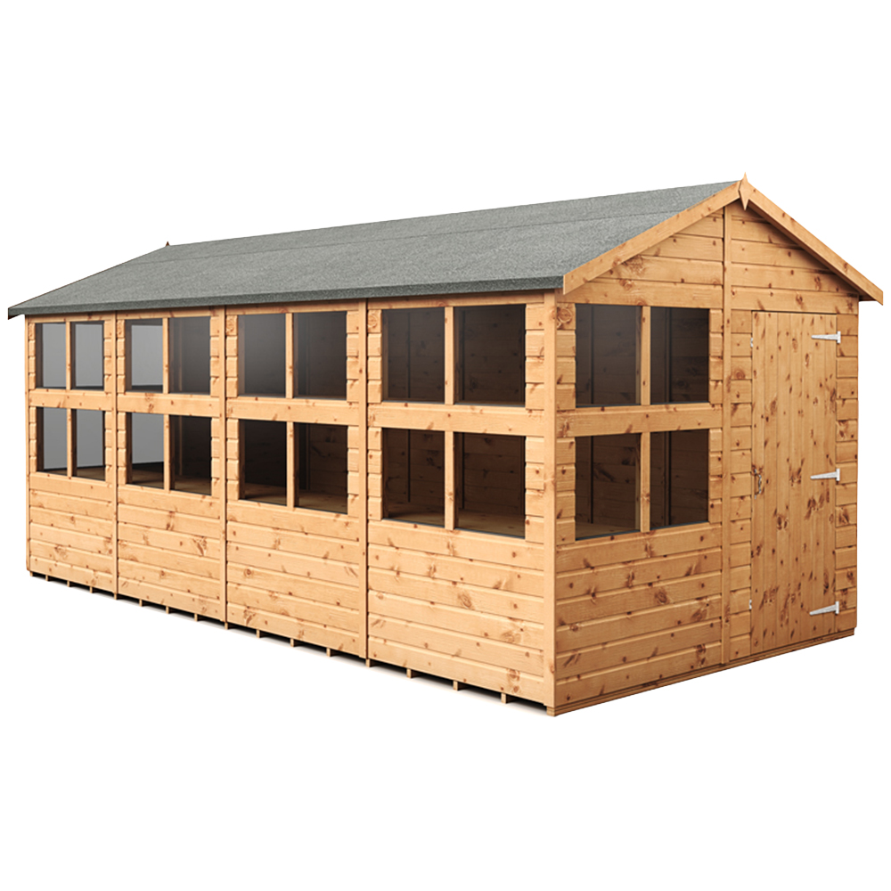 Empire Sheds 8 x 16ft Tongue and Groove Potting Apex Garden Shed Image 1