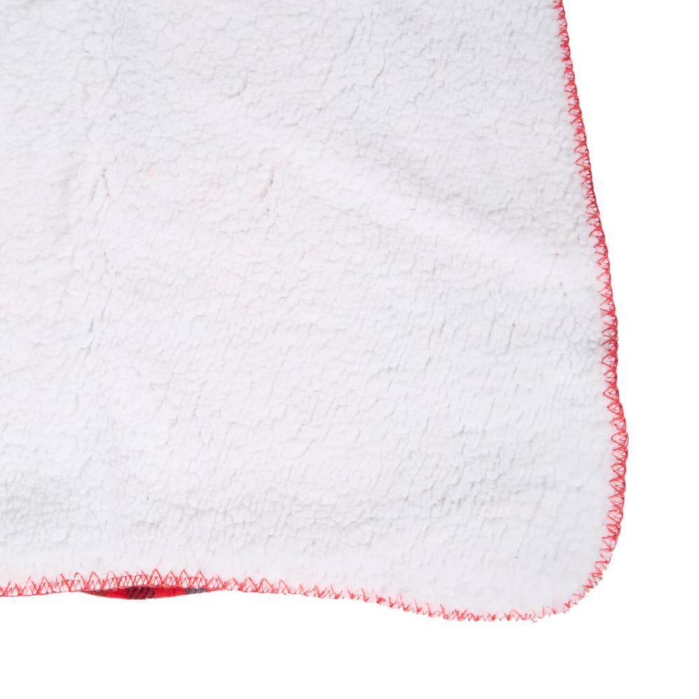 Cameron Check Sherpa Throw - Red Image 5