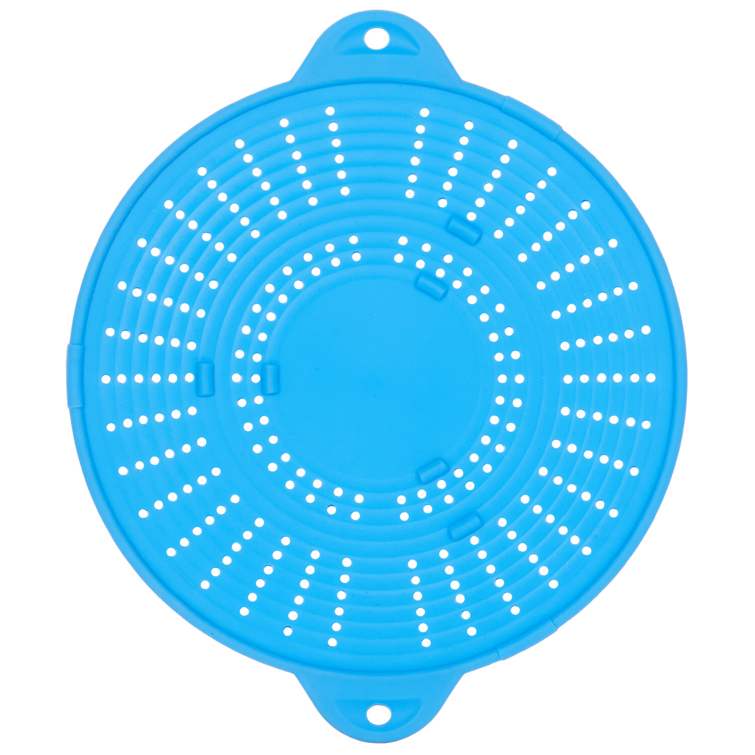 Silicone Splatter Guard and Pan Cover - Blue Image 3