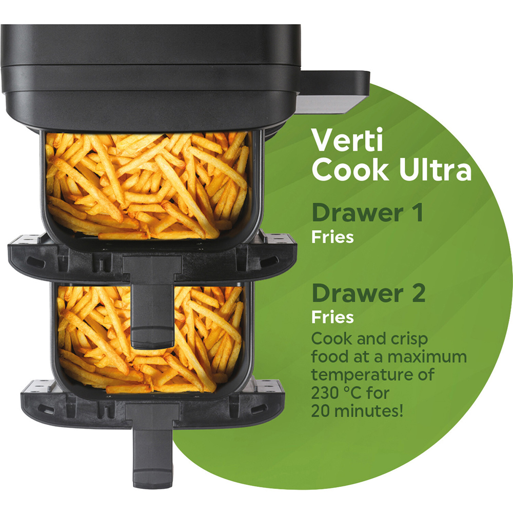 Salter VertiCook Ultra Air Fryer Black Image 9