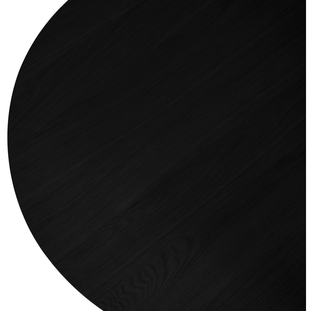 Julian Bowen Ollie Black Round Lamp Table Image 3
