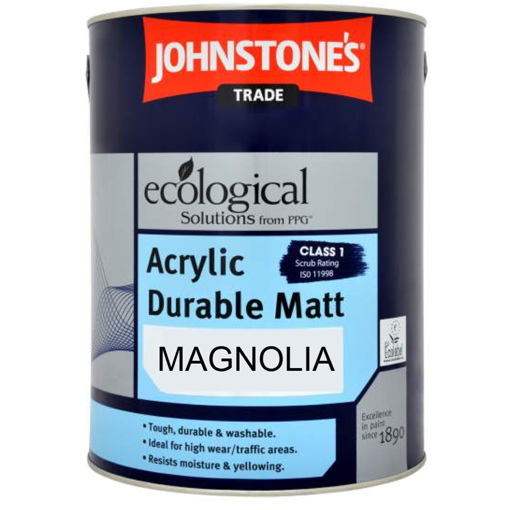 Johnstone's Trade Magnolia Acrylic Durable Matt Paint 5L Image 2