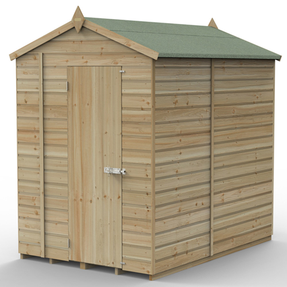 Forest Garden 5 x 7ft Beckwood Apex Shed Image 3