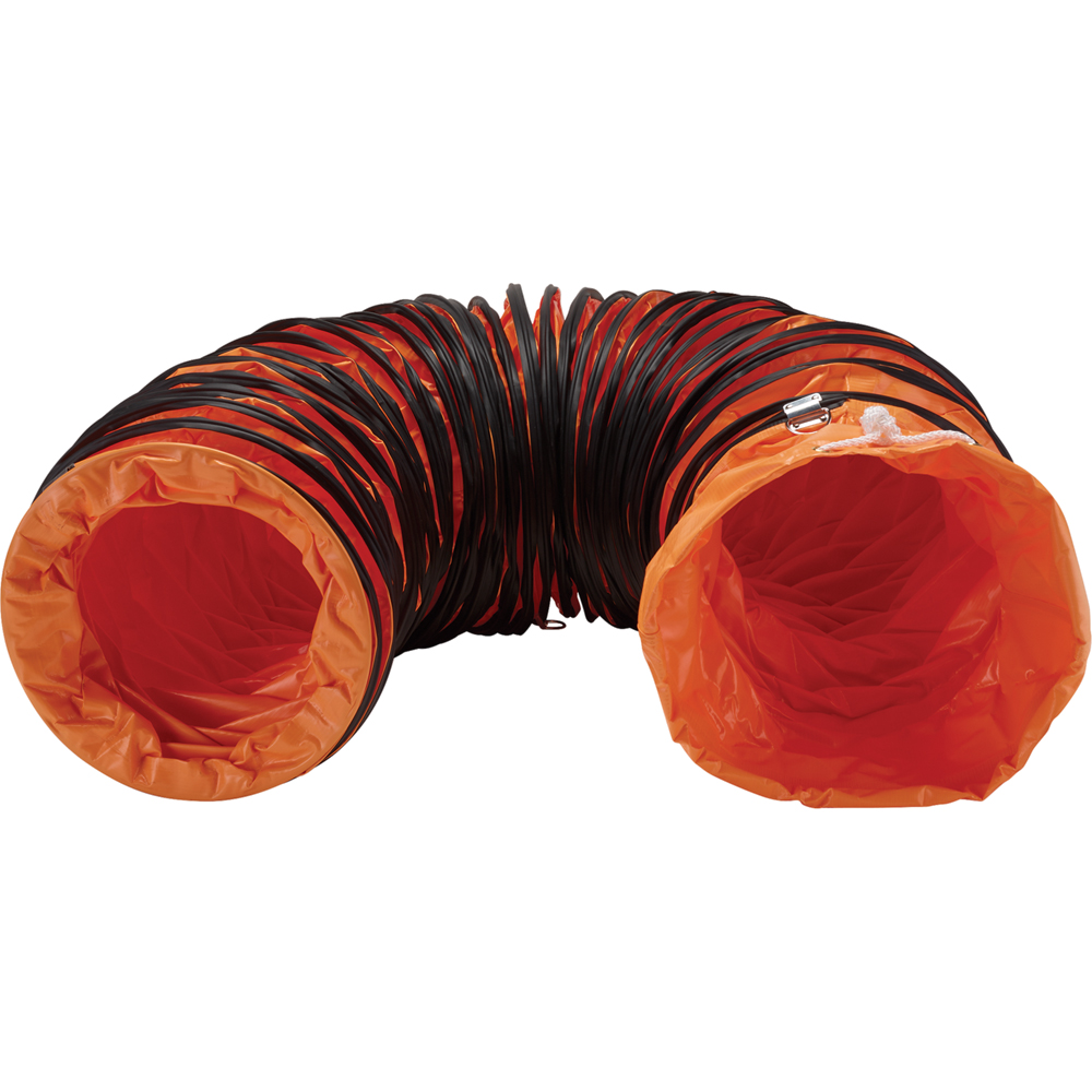 Draper Orange Air Mover Ventilator Hose 12 inch Image 1