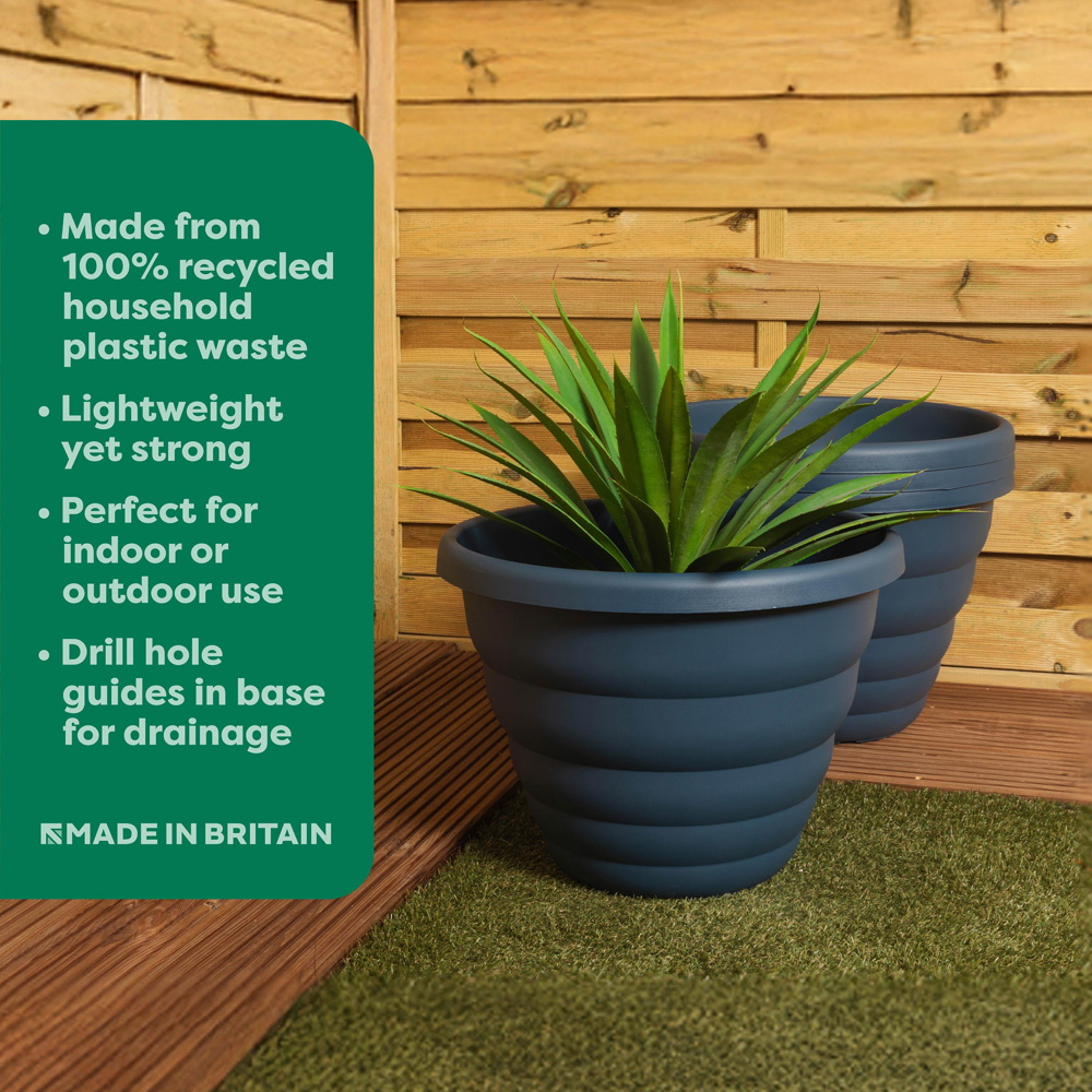 Wham Beehive Navy Round Pot H344 48cm 4 Pack Image 4