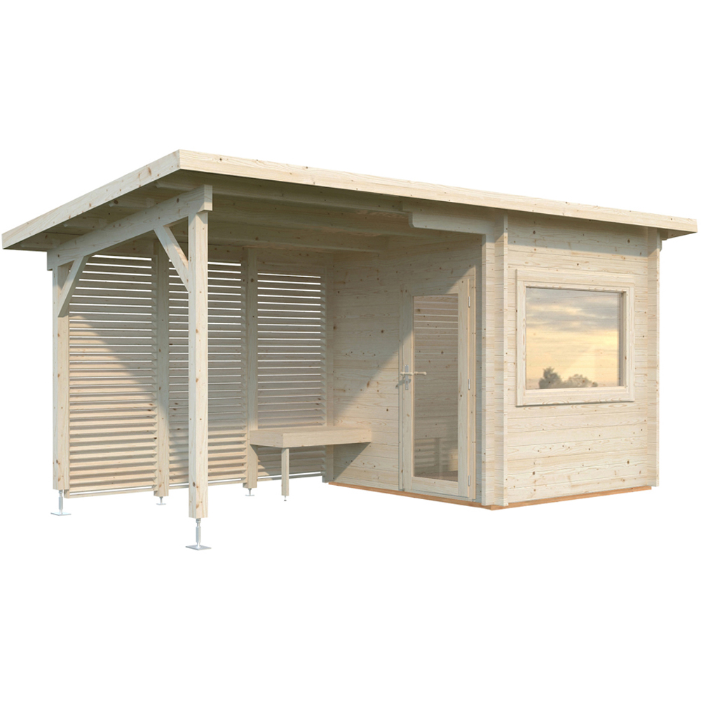 Palmako Sanna 17.3 x 7.5ft Pent Outdoor Sauna Image 3