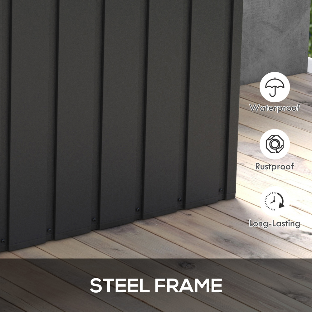 Outsunny 450L Outdoor Waterproof Storage Box Image 5