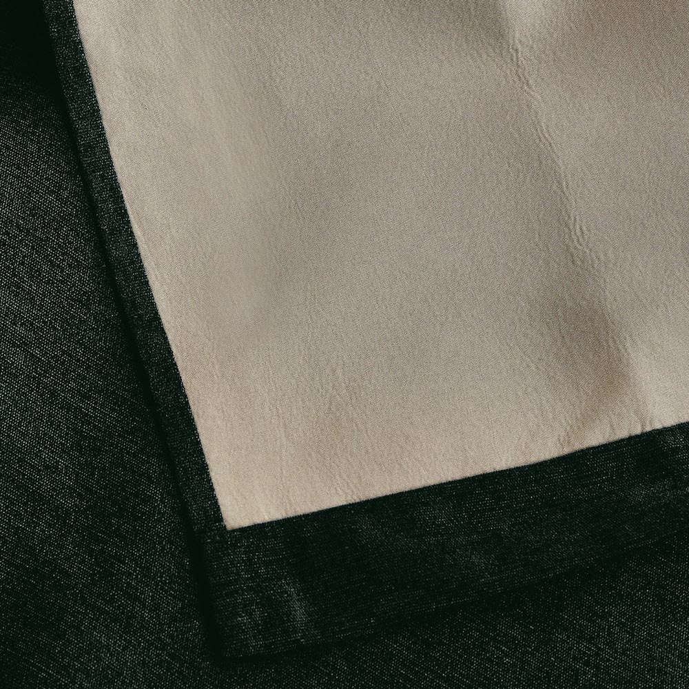 Alan Symonds Green Chenille Blackout Ring Top Eyelet Curtains 117 x 183cm Image 4