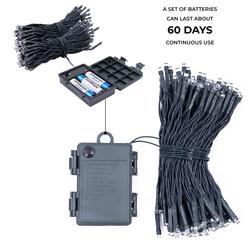 The Christmas Workshop 300 LED Warm White String Light Image 6