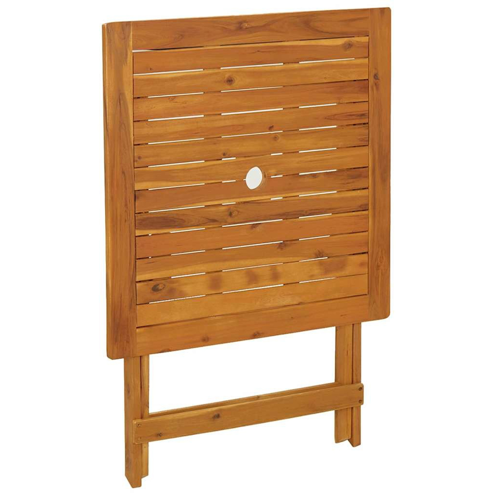 Walplus Natural Solid Acacia Wood Garden Table Image 6