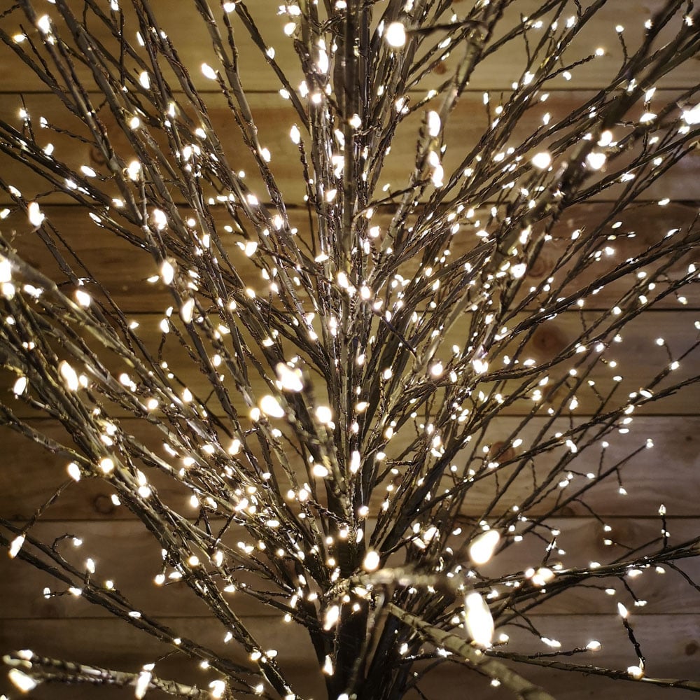 Samuel Alexander 1300 Warm White LED Black Micro Dot Blossom Tree 7ft Image 3