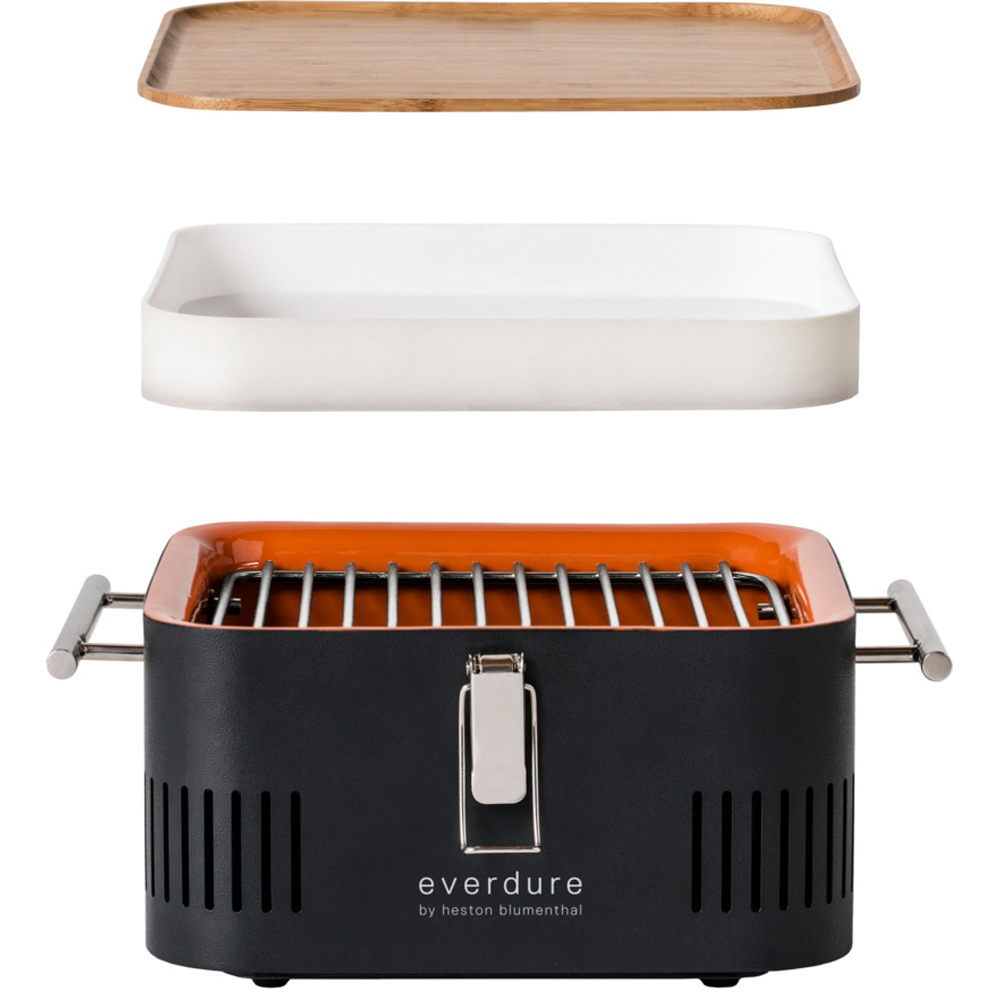 Everdure Cube Graphite Portable Charcoal BBQ Image 2