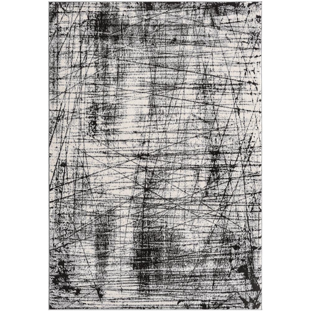 Desire Rugs Obsidian Grey Oblique Abstract Rug 60 x 220cm Image 7