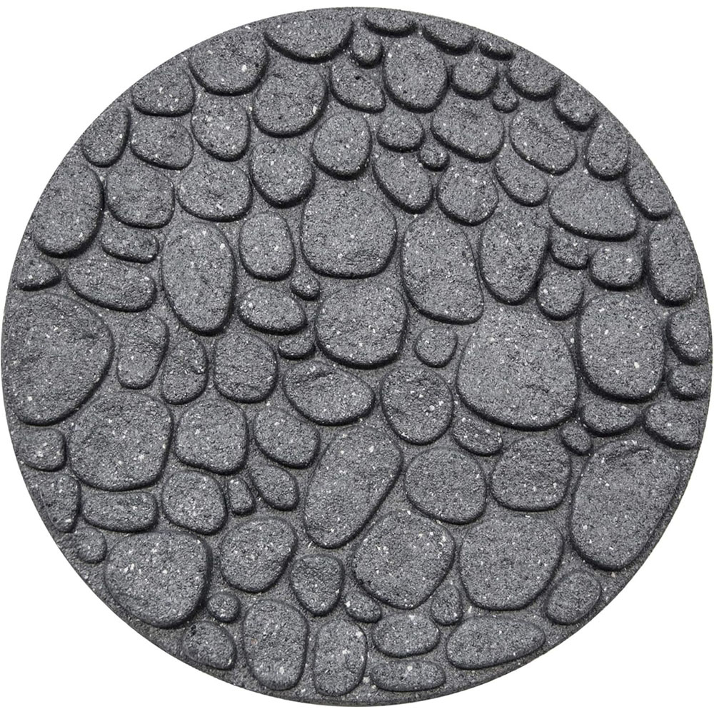 Primeur 45cm River Rock Grey Reversible Stepping Stone 4 Pack Image 3
