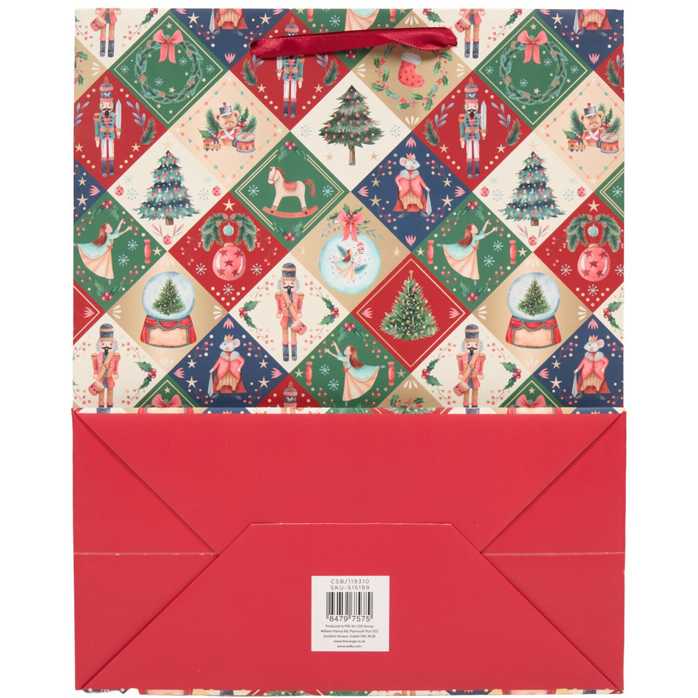 Nutcracker Christmas Gift Bag Large Image 3