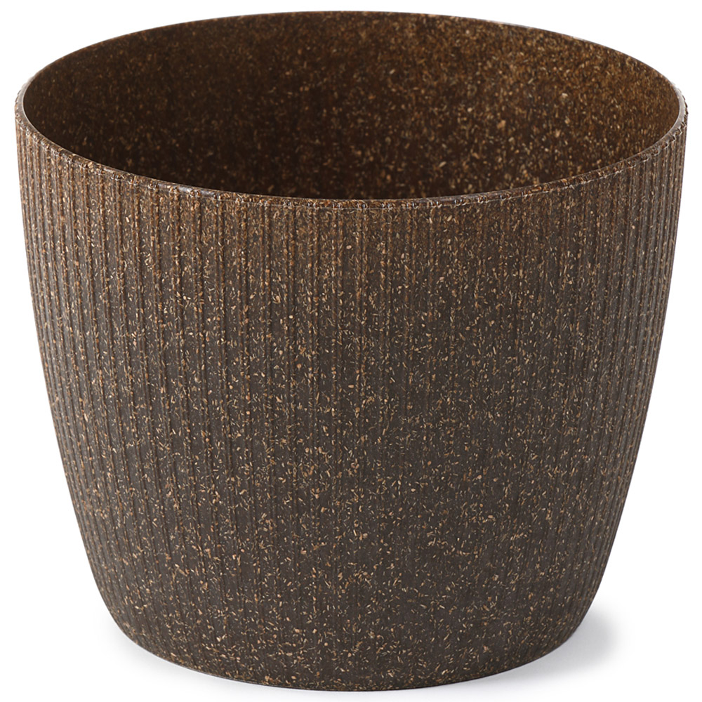 YouGarden Monstera Monkey Leaf with Espresso Recycled Pot Cover 12cm Image 3