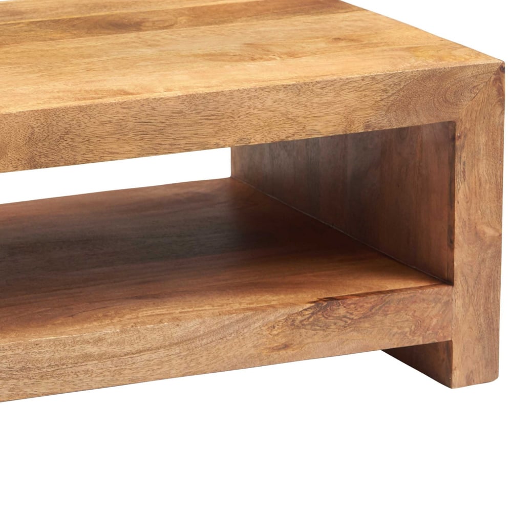 Brooklyn Napoli Toko Single Shelf Light Mango Large Coffee Table Image 3