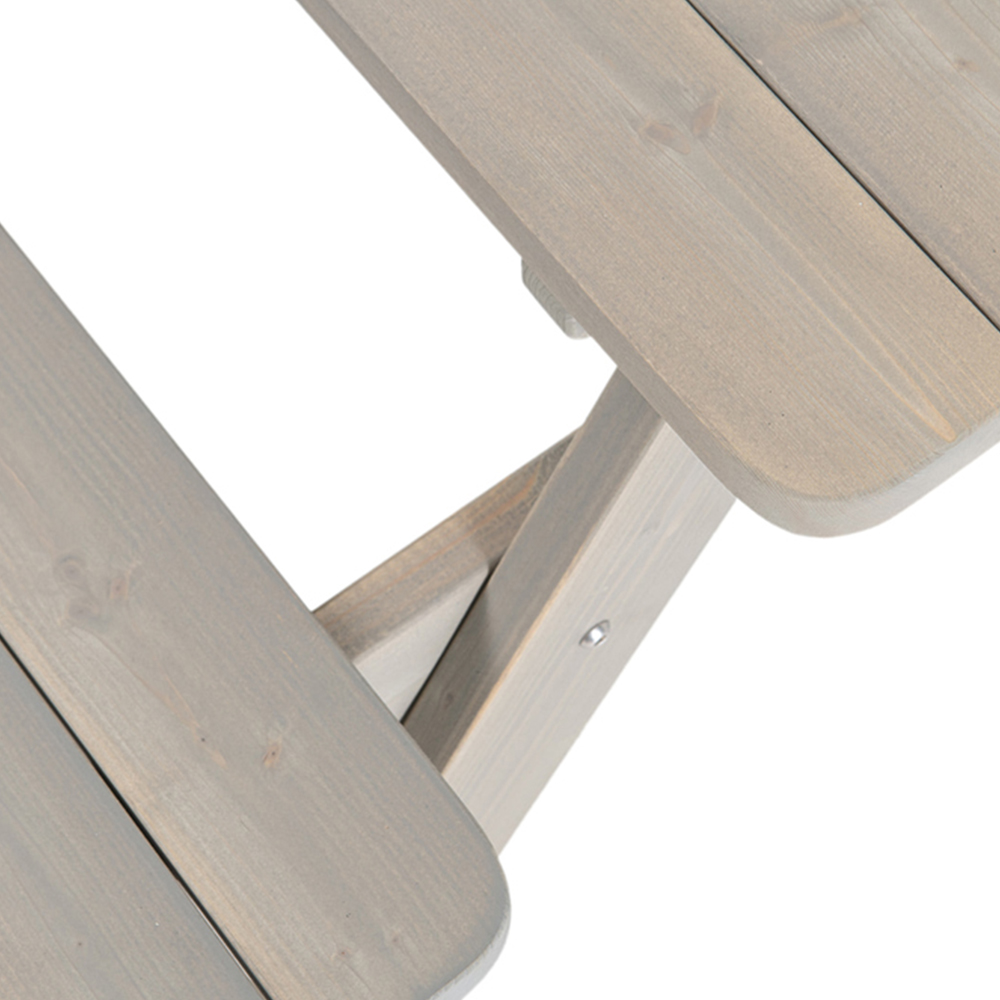 AMATA Ungurs Children Mini Picnic Table Grey Image 4