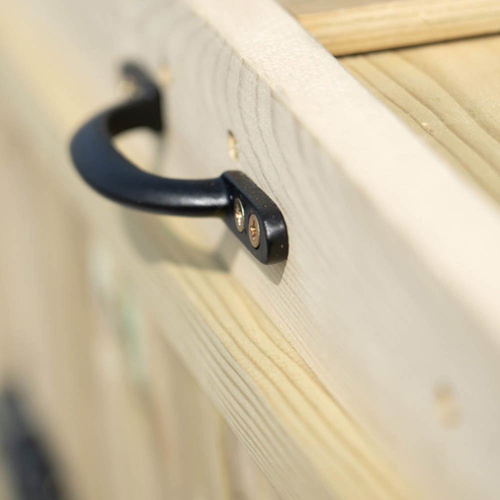 The Garden Village Chatburn 240L Triple Wheelie Bin Shed Image 4