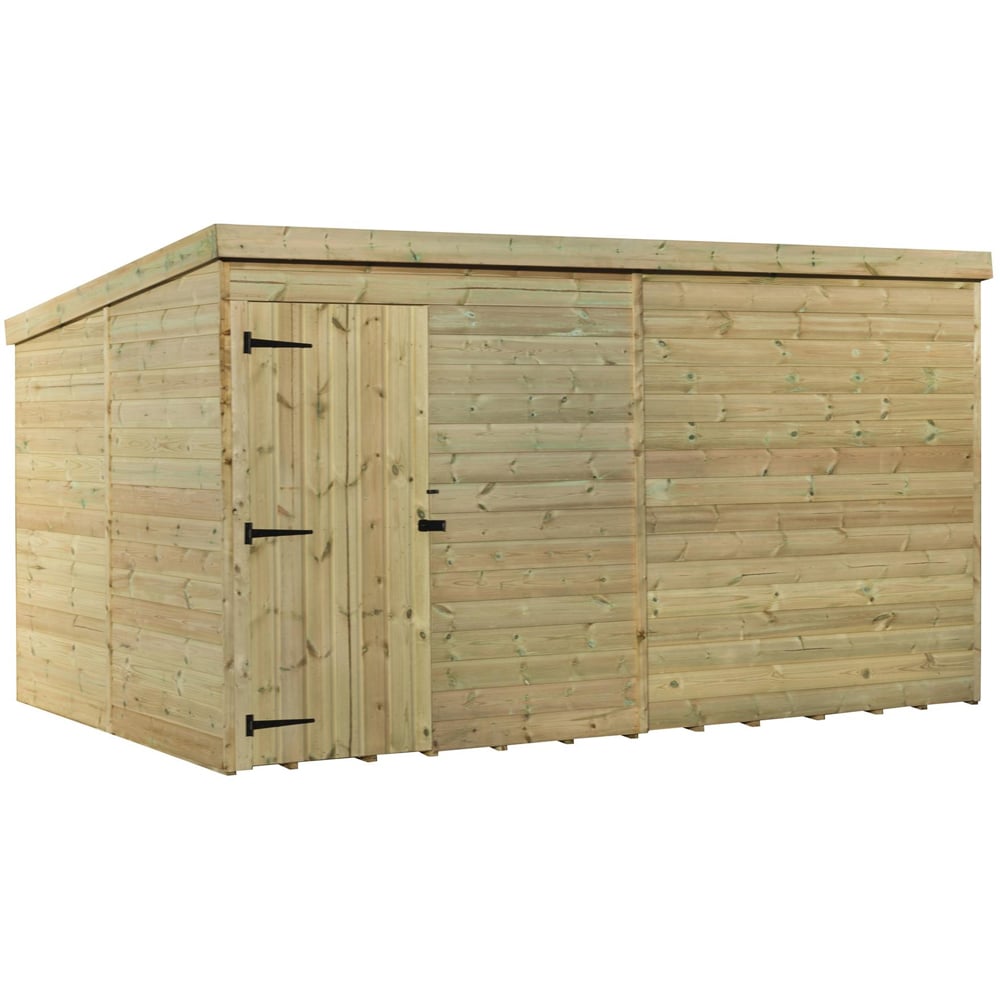 Empire Sheds 1000 10 x 8ft Tongue and Groove Pent Garden Shed Image 1